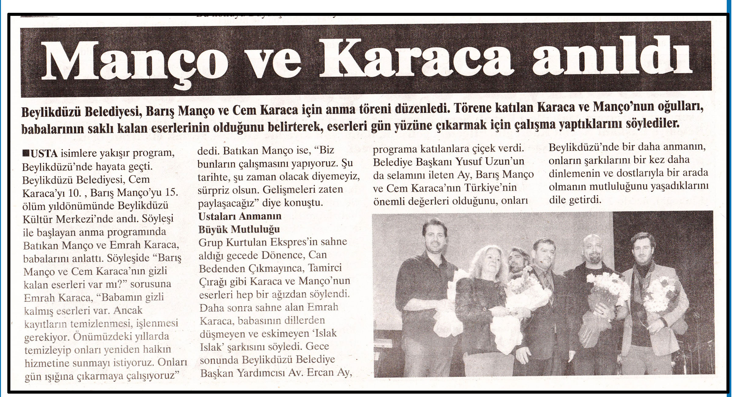 Cem Karaca Yi Kaybettik